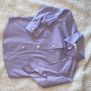 Purple button down for toddler